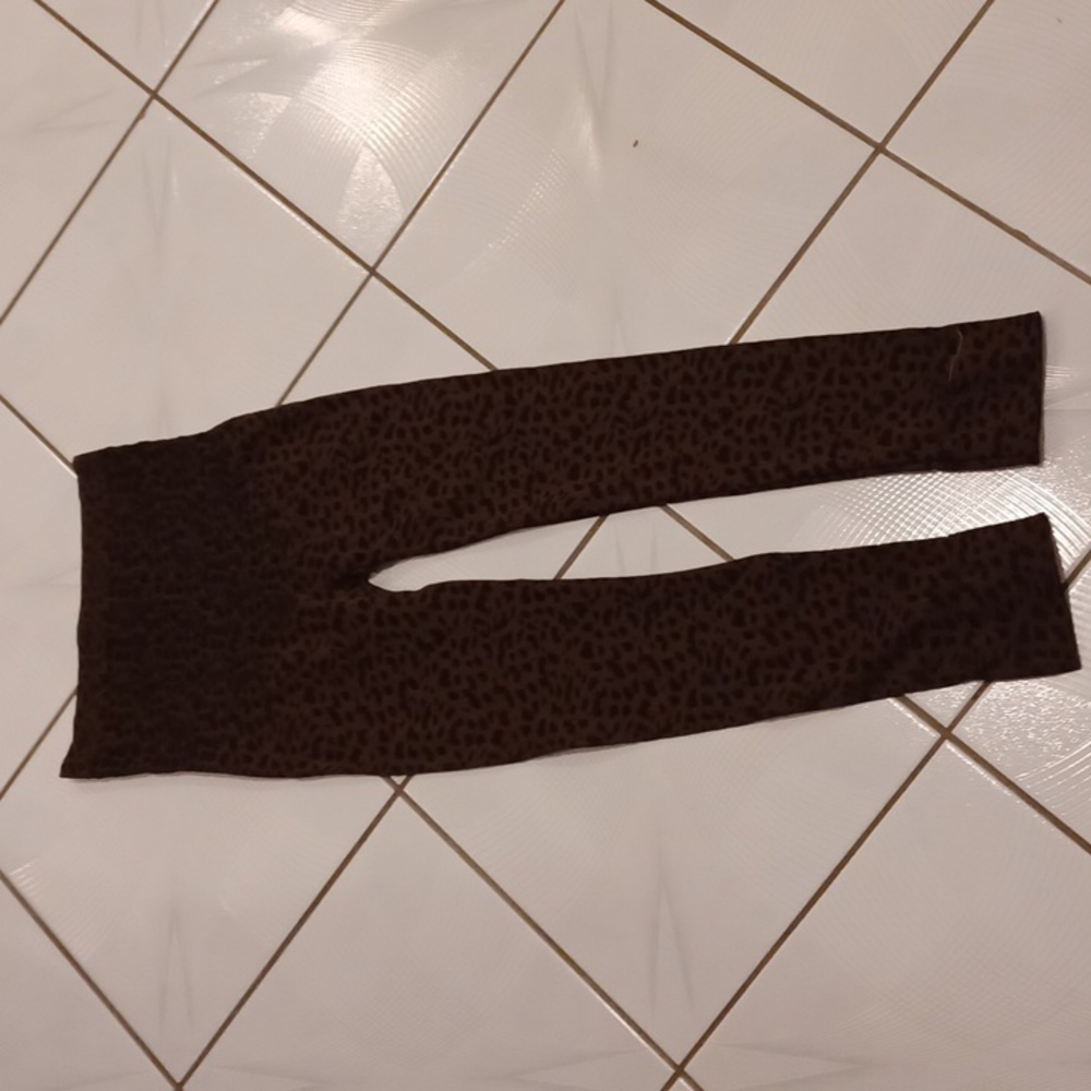 4/$60 New Brown Leopard Print Leggings - 1X (US16)